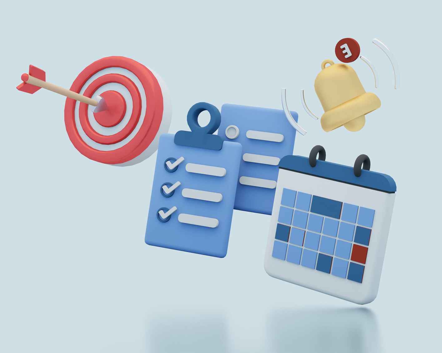 Goals, to-do lists, calendar, and calendar alerts