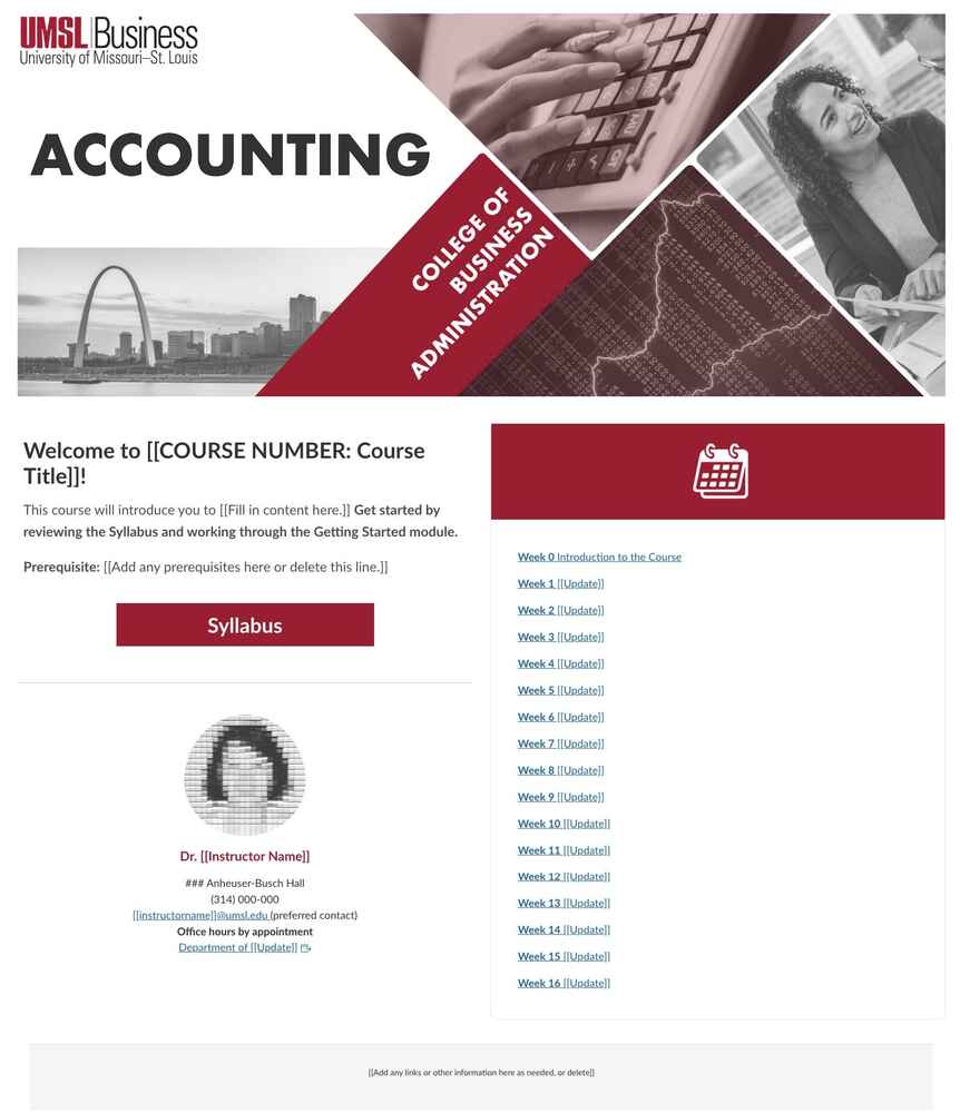 Example College Of Business Administration Template Missouri Online Example college of business administration template missouri online