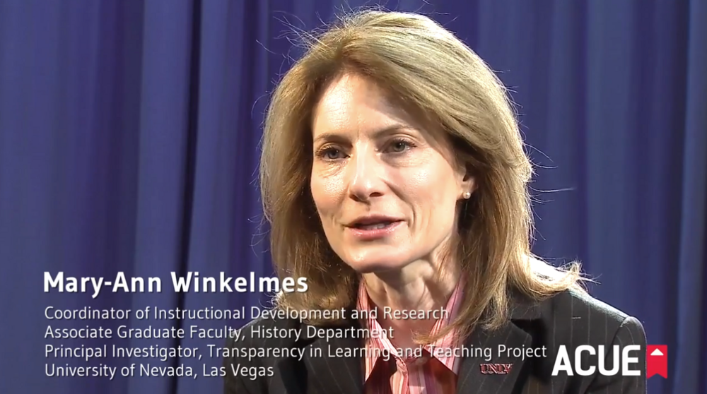 Mary-Ann Winkelmes video cover image