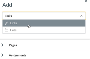 Adding a course link in the Rich Content Editor